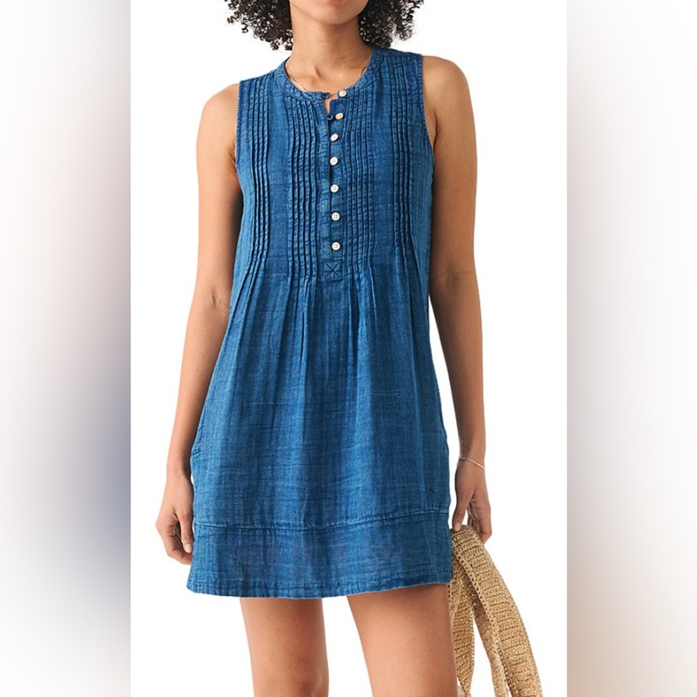 NWTA Faherty  Isha  Basketweave Dress XS